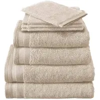 De Witte Lietaer Waschlappen Contessa Sand (6er Set)