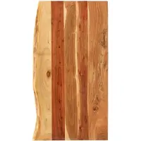 vidaXL Badezimmer-Waschtischplatte Massivholz Akazie 100x52x2,5 cm