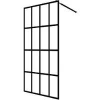 vidaXL Duschwand für Walk-in Dusche Mattes Sicherheitsglas 140x195 cm