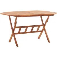 vidaXL Gartentisch Klappbar 135x85x75 cm Massivholz Akazie