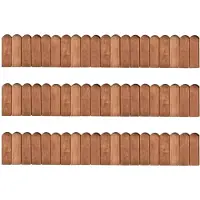 vidaXL Beeteinfassungen 3 Stk. 120 cm Kiefernholz Imprägniert