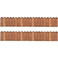 vidaXL Beeteinfassungen 2 Stk. 120 cm Kiefernholz Imprägniert