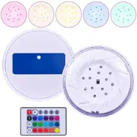 vidaXL Unterwasser-LED-Poollampe mit Fernbedienung Mehrfarbig