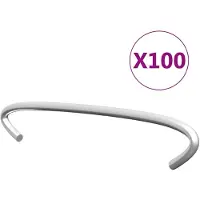 vidaXL Gabionen-Distanzhalter 100 Stk. Verzinkter Stahl 10 cm