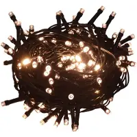 vidaXL LED-Lichterkette mit 150 LEDs Warmweiß 15 m PVC