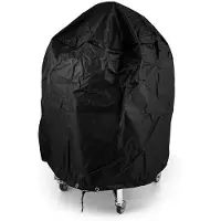 Patton Grillabdeckung, 55x55x60cm Grillschutzhülle für Kamado 15" Table Chef, Oxford-Stoff, Schwarz