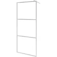 vidaXL Duschwand für Begehbare Dusche mit Klarem ESG-Glas 80x195 cm