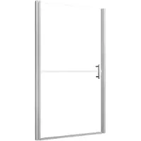 vidaXL Duschtür Mattes Hartglas 81x195 cm