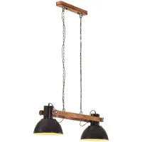 vidaXL Hängelampe Industriestil 25 W Schwarz 109 cm E27