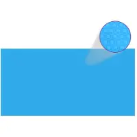 vidaXL Rechteckige Poolabdeckung 1200x600 cm PE Blau