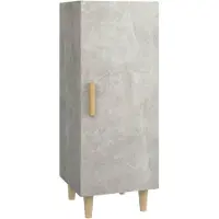 vidaXL Sideboard Betongrau 34,5x34x90 cm Holzwerkstoff
