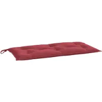 vidaXL Gartenbank-Auflage Weinrot 110x50x7 cm Oxford-Gewebe