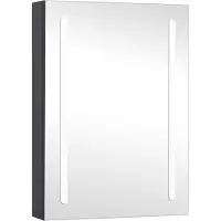 vidaXL LED-Spiegelschrank fürs Bad 50x13x70 cm