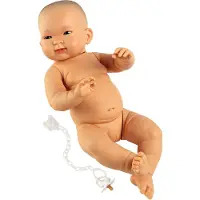Jokomisiada Spanische Babypuppe Lian 45 cm Asiatisch