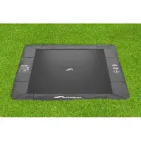 Akrobat Flat to the ground Trampolin Rechteck Primus Anthrazit 305x183 cm