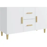 vidaXL Sideboard Weiß 100x36x60 cm Holzwerkstoff