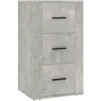 vidaXL Sideboard Betongrau 40x33x70 cm Holzwerkstoff
