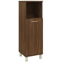 vidaXL Badschrank Braun Eichen-Optik 30x30x95 cm Holzwerkstoff