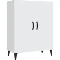 vidaXL Sideboard Weiß 70x34x90 cm Holzwerkstoff