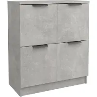 vidaXL Sideboard Betongrau 60x30x70 cm Holzwerkstoff