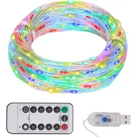 vidaXL LED-Lichterkette mit 150 LEDs Mehrfarbig 15 m