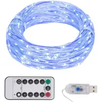 vidaXL LED-Lichterkette mit 300 LEDs Blau 30 m