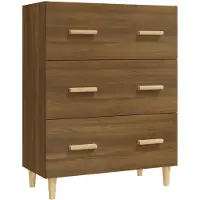 vidaXL Sideboard Braun Eichen-Optik 70x34x90 cm Holzwerkstoff
