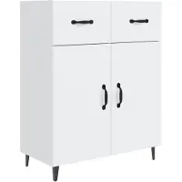 vidaXL Sideboard Weiß 69,5x34x90 cm Holzwerkstoff