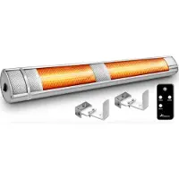 Tresko Heizstrahler THSL-005, outdoor, Infrarotstrahler, mit Fernbedienung, 3000 Watt