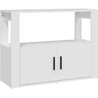 vidaXL Sideboard Weiß 80x30x60 cm Holzwerkstoff