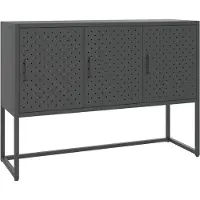 vidaXL Sideboard Anthrazit 105x35x75 cm Stahl