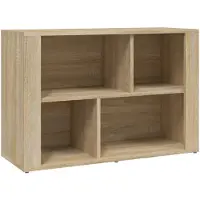 vidaXL Sideboard Sonoma-Eiche 80x30x54 cm Holzwerkstoff