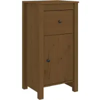 vidaXL Sideboard Honigbraun 40x35x80 cm Massivholz Kiefer