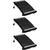 vidaXL Gebogene Solar-Heizpaneele für Pool 3 Stk. 72,5x46 cm