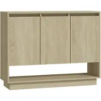 vidaXL Sideboard Sonoma-Eiche 97x31x75 cm Holzwerkstoff