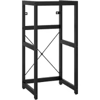 vidaXL Badezimmer Waschtischgestell Schwarz 40x38x83 cm Eisen