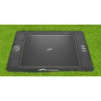 Akrobat Flat to the ground Trampolin Rechteck Primus Schwarz/Schwarz 380x250 cm