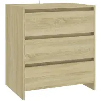 vidaXL Sideboard Sonoma-Eiche 70x41x75 cm Holzwerkstoff