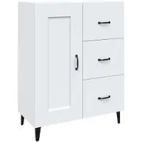 vidaXL Sideboard Weiß 69,5x34x90 cm Holzwerkstoff