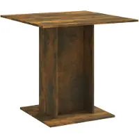 vidaXL Esstisch Räuchereiche 80x80x75 cm Holzwerkstoff