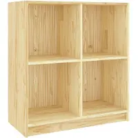 vidaXL Sideboard 70x33x76 cm Massivholz Kiefer