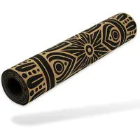 Matchu Sports - Yogamatte Kork 172x61x0,6 cm Gymnastikmatte Pilatesmatte Fitnessmatte 1 St