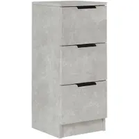 vidaXL Sideboard Betongrau 30x30x70 cm Holzwerkstoff