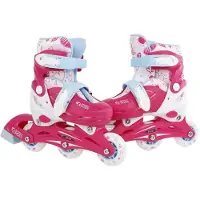 Kids Globe Inline-Skates Verstellbar Rosa Größe 27-30