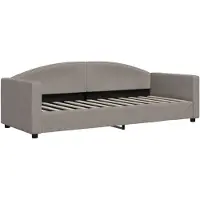 vidaXL Tagesbett Taupe 80x200 cm Stoff