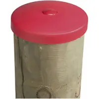 Intergard Pfostenkappen PVC flach ø120mm