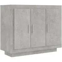 vidaXL Sideboard Betongrau 92x35x75 cm Holzwerkstoff
