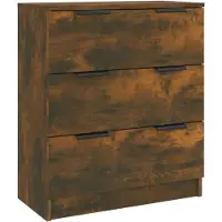 vidaXL Sideboard Räuchereiche 60x30x70 cm Holzwerkstoff