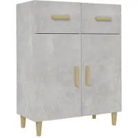 vidaXL Sideboard Betongrau 69,5x34x89 cm Holzwerkstoff