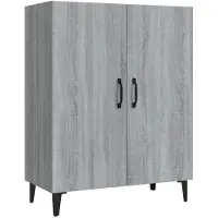 vidaXL Sideboard Grau Sonoma 70x34x90 cm Holzwerkstoff